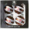 1.FC St. Pauli – Logo Christbaumkugeln 4er Set