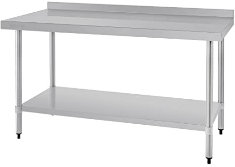 Vogue T382 Edelstahl Tisch, 900(H) x 1500(W) x 600(D)mm