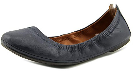 Lucky Brand Women's Emmie2 Ballet Flat, American Navy/Leather, 7 UK