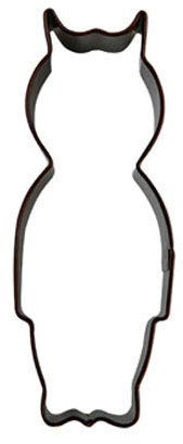 Ausstechform Eule, 7 cm, Braun