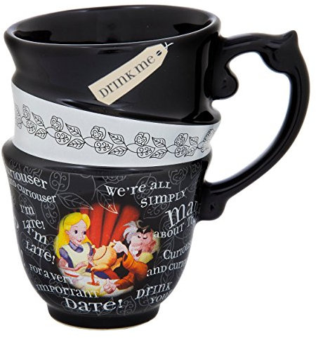 DISNEY PARKS EXCLUSIVE : Alice in Wonderland Quotes 12oz Ceramic Cup