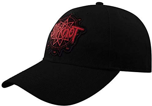 Slipknot Baseball Cap Classic Band Logo Nue offiziell Schwarz Strapback