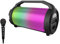 iDance Cyclone 400 Enceinte Portable avec karaoké (Bluetooth, MP3, USB, Radio FM, système d'éclairage de fête)