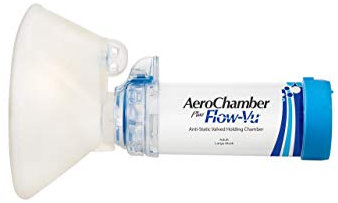 AeroChamber Plus Flow-Vu Anti-Static with Adult Large mask 1 Device