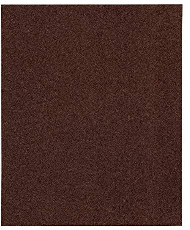 kwb Schleifpapierbogen 230x280 mm aus Korund mit Körnung 100, guter Verleimung und robustem Papierträger für den groben Schliff von Holz und Metall