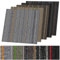 casa pura 6 m² Self Adhesive Warsaw Tiles for Office and Commercial 50 x 50 cm Striped Tile, Heavy Duty Carpet, Non-Slip Vinyl Backed Tile (Beige-Green) 24 Pieces