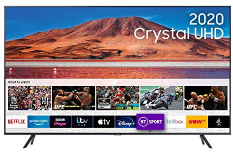 Samsung 2020 50 TU7110 Crystal UHD 4K HDR Smart TV, Black