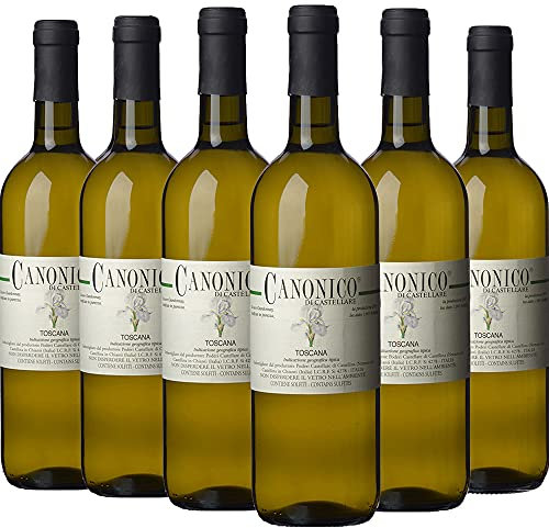 Castellare Di Castellina Canonico Chardonnay Vino Bianco - Cassa Da 6 Bottiglie - 4500 ml