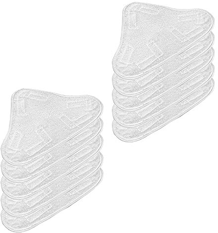 Hildbrandt 10 Replacement Pads Compatible with H2O X5 Steamboy H20 S302 S001 SKG 1500W Steam Mop Micro Fiber Pad