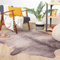 FRAAI | Home & Living Kuhfell - Bovine Grau Braun 155x190cm - Rindsleder Teppich - Kunstfell - Polyester - Rinderfell - Tier - Stierfell - Wohnzimmer, Esszimmer, Schlafzimmer - Rug