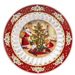 Villeroy & Boch - Centro grande Toy's Fantasy, regalo 25x25x4,5cm, porcelana Premium, edición navideña