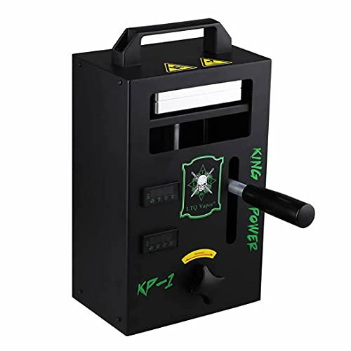 LTQ Vapor 4.5x4.7Inch Dual Aluminum Plates Heat Press Kit 4 Ton 600W Hydraulic Heat Press with Digital Temperature Control, Aluminium Plates, Green