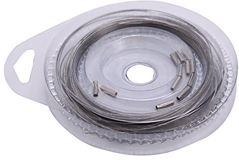 Attrezzi da pesca in mare Filo di acciaio per pesca in mare 5 tipi 10 m 7 fili intrecciato leader per pesca in mare filo di acciaio rivestito in plastica (22,7 kg)