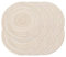 Noctiflorous Runde geflochtene Tischsets 38,1 cm runde Tischsets 8er Set für Esstische natürlich gewebte hitzebeständige Tischsets (Rund, Beige8)