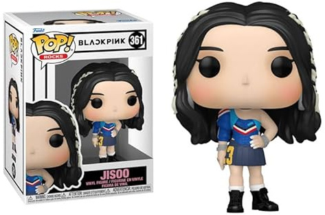 Funko Blackpink + Protector: Pop Rocks Vinyl Figure (Bundled con ToyBop Box Protector Collector Case) (Jisoo)