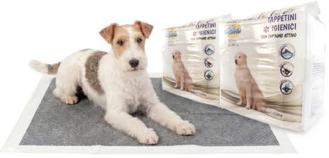TAPPETINI IGIENICI BPS PET SHOP CARBONI ATTIVI PER CANI 60x90cm 120pezzi