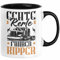 Kipper LKW Fahrer Geschenk Tasse Lustiger Spruch Echte Kerle Fahren Kipper Geschenkidee (Schwarz)
