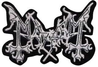 Norwegian Black Metal Patch Aufnäher – Abzeichen zum Aufnähen oder Aufbügeln – trendiges Modeaccessoire – einzigartiges dekoratives Logo für Jacken, Jeans und Taschen – Vintage – Bekleidung