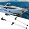Pack of 2 Telescopic Aluminum Alloy RV Window Support Rods, Caravan Window Display, Self-opening and Locking Function, Caravan Replacement parts. Suitable for Motorhomes
