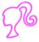 Barbie LED Neon Light - Lampada a forma di bambola rosa con licenza ufficiale, alimentazione USB, accessori e decorazioni per la camera da letto delle ragazze | Paladone