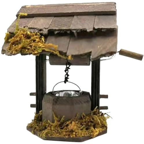 Mini Ornement De Puits À Souhaits Échelle 1:12, Accessoires De Puits D' Vintage, Pont De Jardin, Figurines De Puits, Jardinière Chinoise, Maison De Poupée, Décoration De Maison
