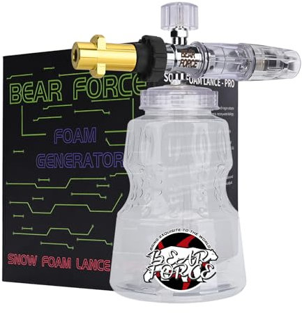 BEAR FORCE Canon à mousse d'aluminium pour nettoyeur haute pression Karcher K1 K2 K3 K4 K5 K6 K7