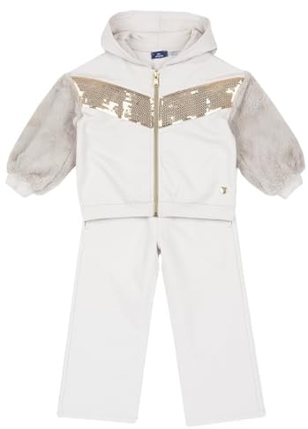 Chicco, Tuta Bambina con Felpa e Pantaloni Lunghi, Comoda e alla Moda, in Morbido Tessuto Felpato, Abbigliamento Bambina, Designed in Italy