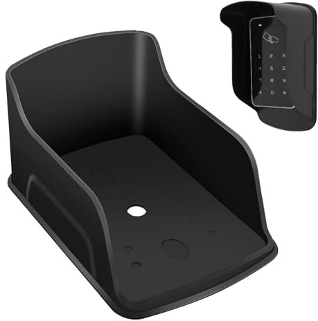 HAPPOW Türklingel Regenschutz, Steckdose Regenschutz, Wetterschutzdach, Kunststoff Wasserdichte Abdeckung für Zugangskontrolle,Türklingel,Fingerabdruck-Controller,Kameras und Sprechanlage