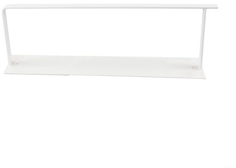 Iron Art - Soporte para colgar ropa, organizador compacto para lavandería, secadora y lavadora (blanco)