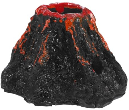 iplusmile Miniatur Vulkan Deko Aus Harz 2 Stück Aquarium-Vulkan Für Terrarium Und Bonsai-Dekorationen Micro Landschafts Ornament Set Für Garten Und Tisch 6.20 X 6.00 X 4.50 cm