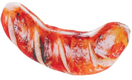 Veemoon Plüsch Grillwurst Kissen - Lustiges Fake-Food Für Sofa Wohnzimmer Und Schlafzimmer Perfekte Autodekoration Und Geschenkidee Für Food Liebhaber