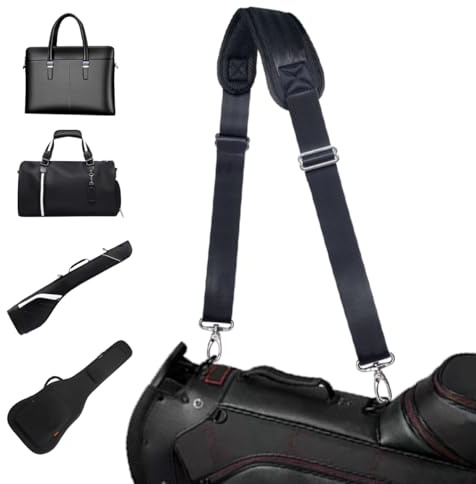 LANDFOBO Universeller Austauschbarer Schultergurt für Taschen Schwarz