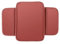 Mittelarmlehne Für Smart Fortwo 451 450 453 Forfour EQ Cabrio Crossblade Auto Armlehne Box Schutzpolster Auto Mittelkonsole Armlehne Box(Red)