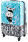 Xonic Design Reisekoffer - Hartschalen-Koffer mit 360° Leichtlauf-Rollen - hochwertiger Trolley mit Zahlenschloss Polycarbonat in M-L-XL oder Set (Zebra, XL)