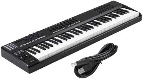 Electronic Piano Portable 61 Key Electronic Piano USB MIDI Keyboard Controller For Composition Creation