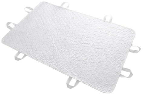 NONDK Bed Pads for Incontinence Positioning Bed Pad with Handles for Lift and Transfer Reusable Waterproof Bed Pads Washable Easy to Use