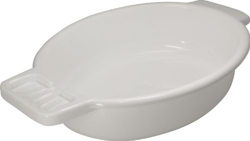 Waschschale Waschschüssel aus Kunststoff mit Seifenablage, Farbe: weiß *Top-Qualität zum Top-Preis*