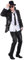NET TOYS Pailletten Jacke schwarz Showjacket Showtime Glitzer Oberteil Show Jacket Glitzerjacket Paillettenjacket Glitterjacke L 52/54