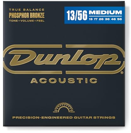 JIM DUNLOP - DAP1356 - Akustikgitarren-Saiten - Phosphore Bronze Medium 13-17-26-36-46-56