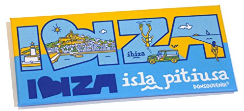 Ibiza KÜHLSCHRANKMAGNET. Modell: Letters. Fridge Magnet Ibiza ISLA PITIUSA