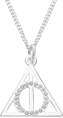 Harry Potter Les Reliques De La Mort Femme Collier couleur argent Argent Sterling