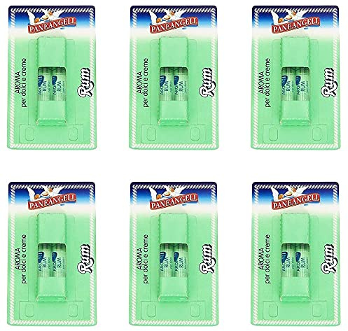 6x Paneangeli aroma Rum Rhum aroma für Kuchen & Cremes 2x 2ml