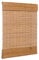 Ventanara® Raffrollo Bambus Bambusraffrollo Rollo inkl Montagematerial (braun, 60 x 160 cm)