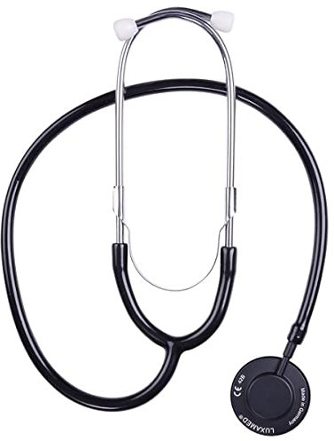 Luxamed Stethoscop Stethoskop Flachkopf LuxaScope Sonus Flat Flex, Alu latexfrei, schwarz