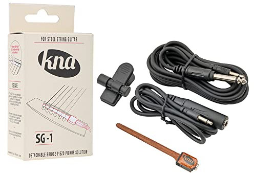 KNA SG-1 Portable Piezo Pickup Tonabnehmer für Stahlsaiten Akustikgitarre