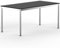 VERSEE SYSTEM8X Höhenverstellbarer Schreibtisch 140 x 80 cm in Schwarz - Für Büro/Home-Office im Metall Chrom Design
