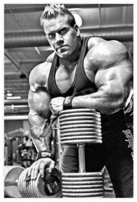 Bodybuilder Jay Cutler 2 Leinwand-Poster, Schlafzimmer, Dekoration, Sport, Landschaft, Büro, Raumdekoration, Geschenk, 30 x 45 cm