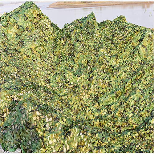 LGLFDJ Tarnnetz Sonnenschutz, 10 X 10 M (33 Fuß X 33 Fuß) Camouflage Netz - Militär Gittergewebe Netz Jagd Party Dekoration Multi-Größe Optionen Tarnnetz Robust (Size : 4X7m(13ft X 23ft))