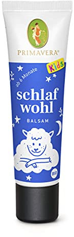PRIMAVERA Schlafwohl Baby & Kinder Balsam bio 30 ml - Lavendel, Ho-Blätter und Benzoe Siam - babymilde ätherische Öle, für Babys ab 6 Monaten, Aromatherapie