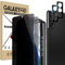 Esanik Sichtschutz für Samsung Galaxy S22 Plus 6,6 (2+2 Stück), 2x PET Sichtschutzfolie (Nicht-Glas) mit 2x Kameraschutz, 7H Härte Anti-Spy Privacy Display Folie